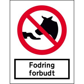 Fodring forbudt