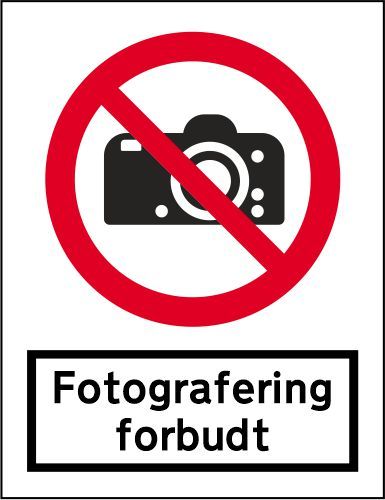 Fotografering forbudt