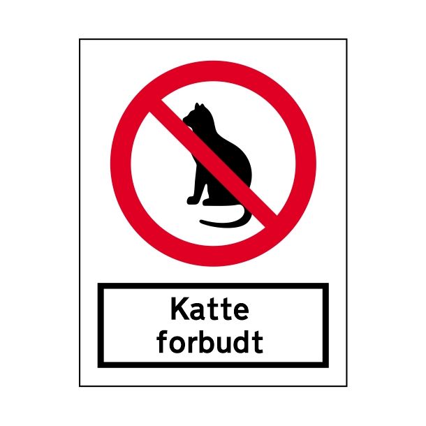 Katte forbudt