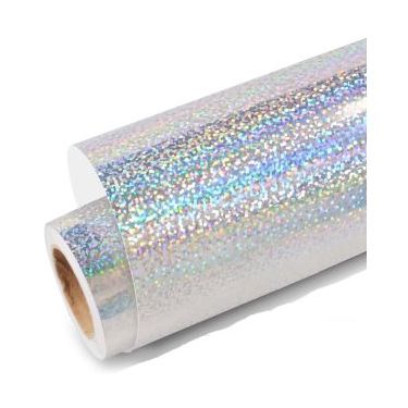 Metal flake silver 60 cm