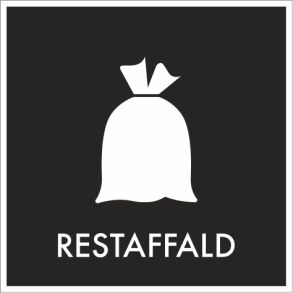Restaffald i sort