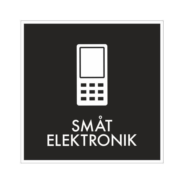 Smt elektronik i sort